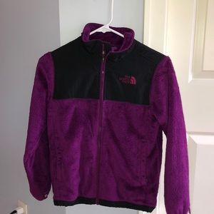 Children’s medium purple north face jacket